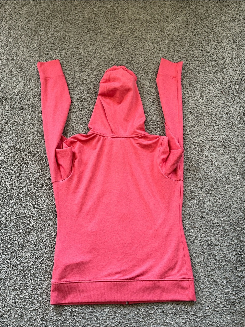 Vuori Halo Mini Full Zip Hoodie Pink Small - Picture 9 of 10
